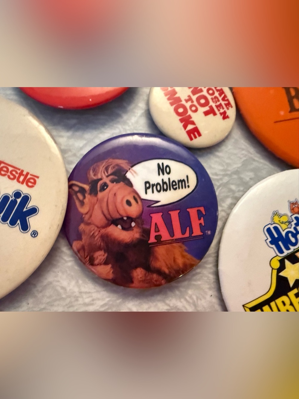 Vintage Button Pin Back Collection - Picture 4 of 4
